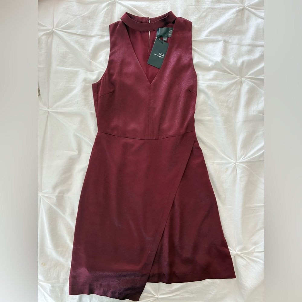 J.O.A. Rich Burgundy Velvet Garment